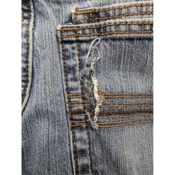 Cody James Jeans Mens 34x32 Blue Bootcut Western Stretch Denim Distressed Faded - Picture 11 of 16